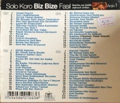 Fasl-ı Muhabbet Solo Koro Biz Bize Fasıl 4'lü CD