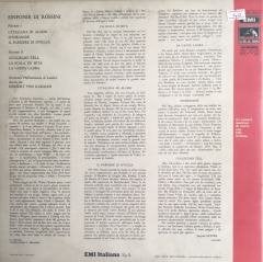 Herbert von Karajan, Orchestra Philharmonia Di Londra Sinfonie Di Rossini LP