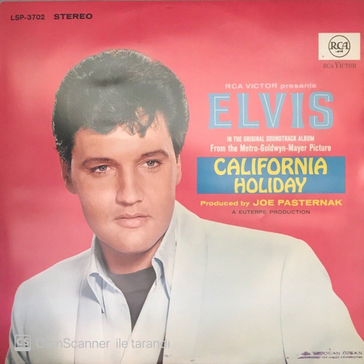 Elvis Presley California Holiday LP