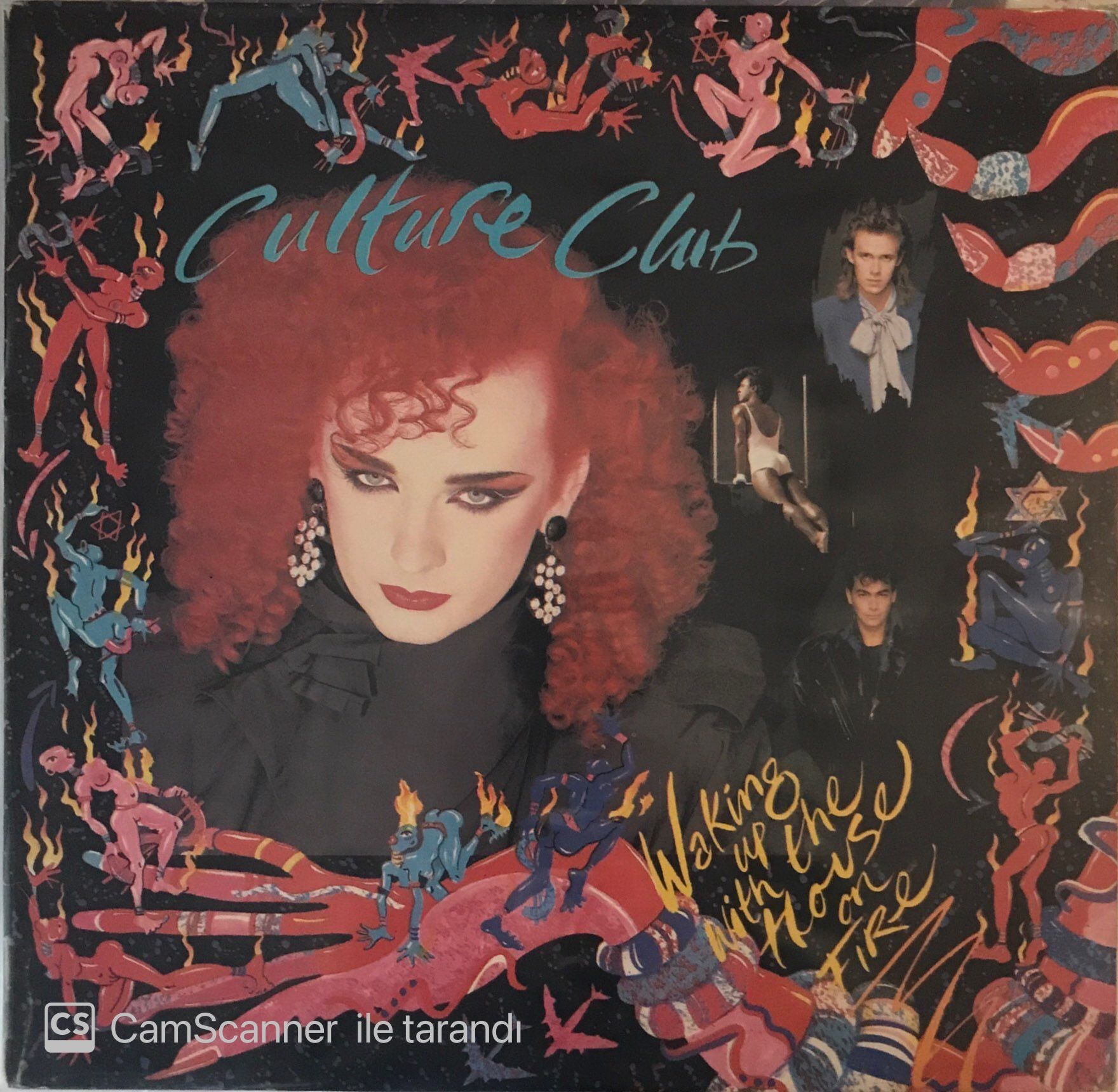 Culture Club Waking Up With The House On Fire LP