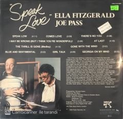 Ella Fitzgerald Joe Pass - Speak Love LP