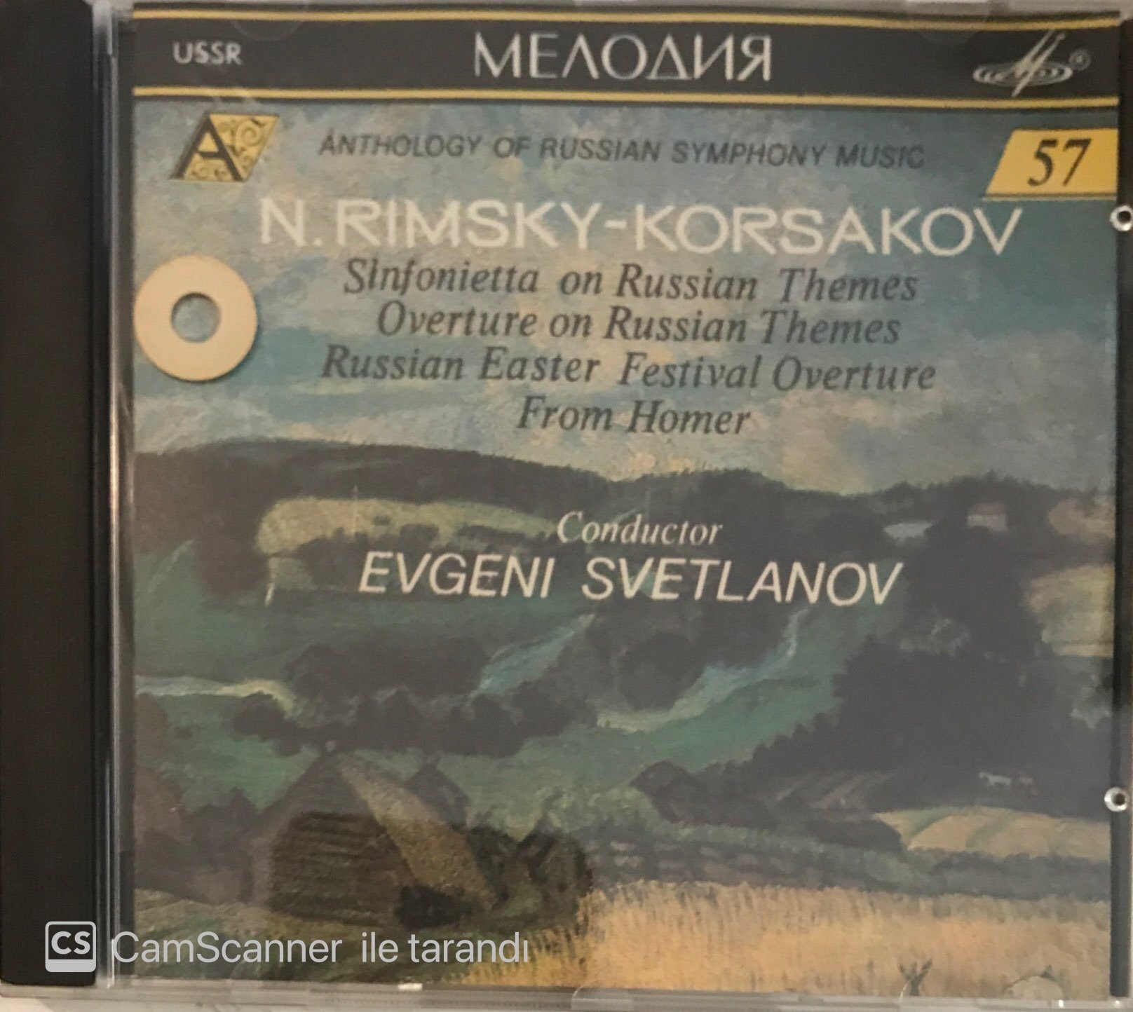 N. Rimsky - Korsakov Sinfonietta On Russian Themes CD