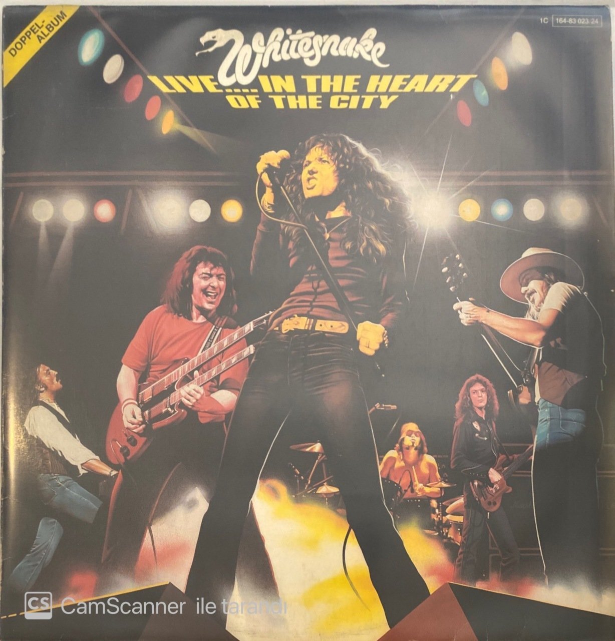 Whitesnake Live In The Heart Of The City Double LP