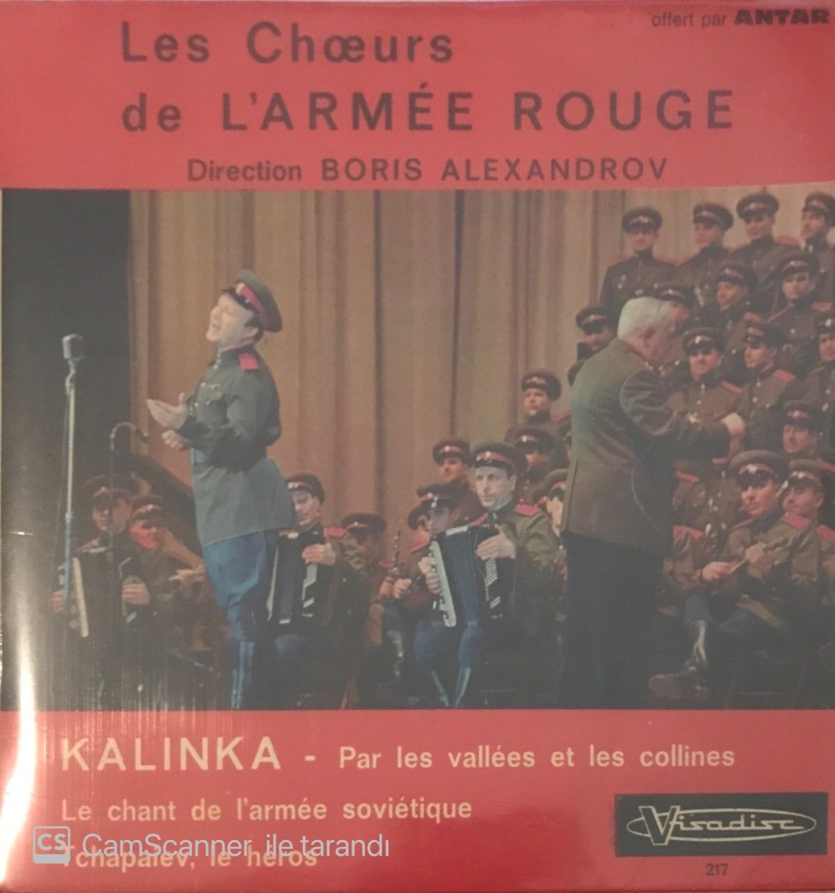 Les Choeurs De L'armee Rouge Kalinka 45lik