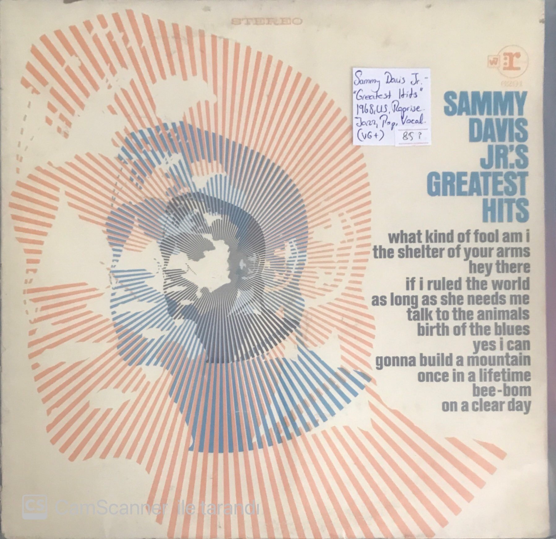 Sammy Davis Jr's Greatest Hits LP