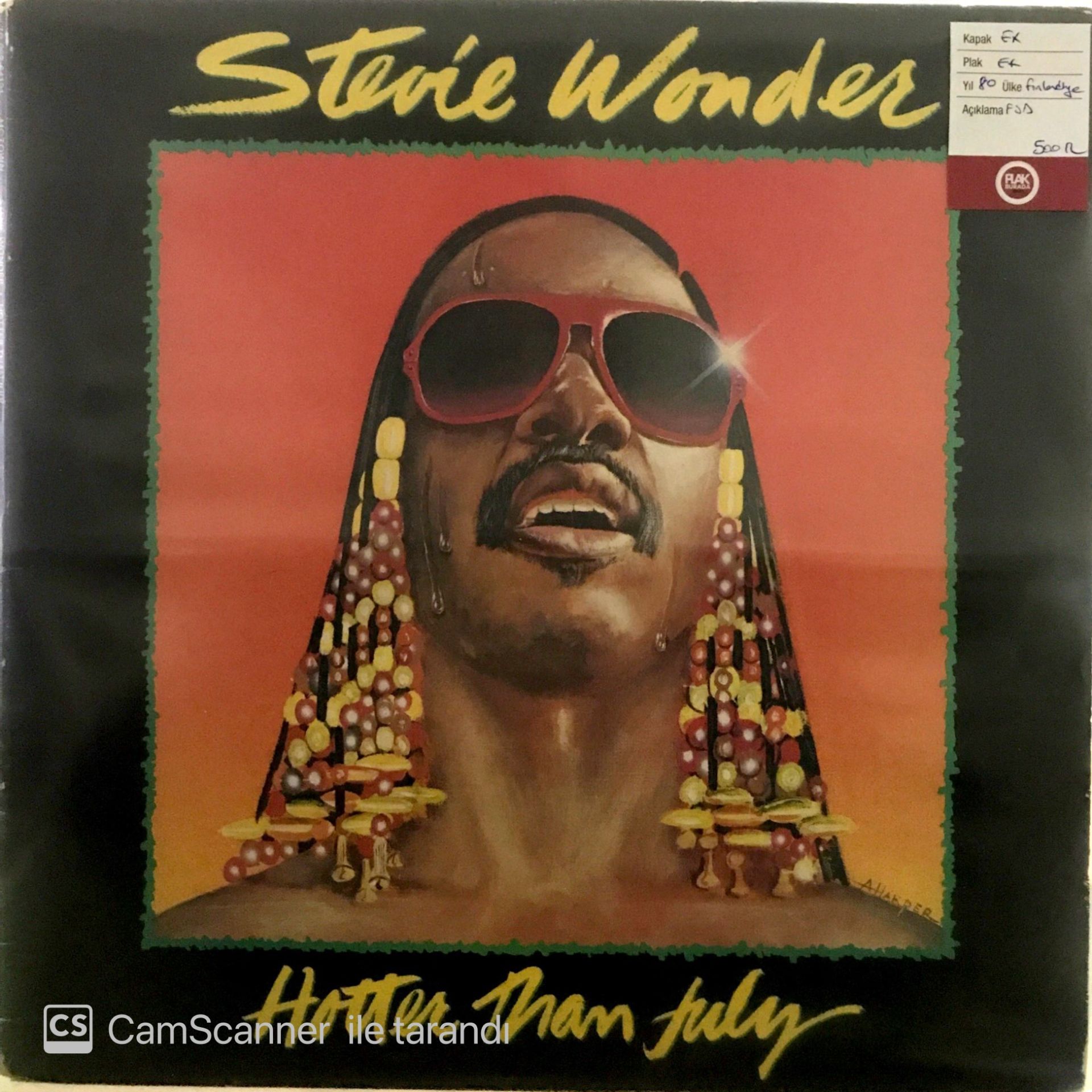 Stevie Wonder - Hotter than July LP