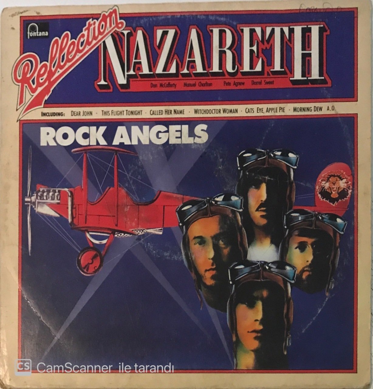 Nazareth Reflection Rock Angels LP