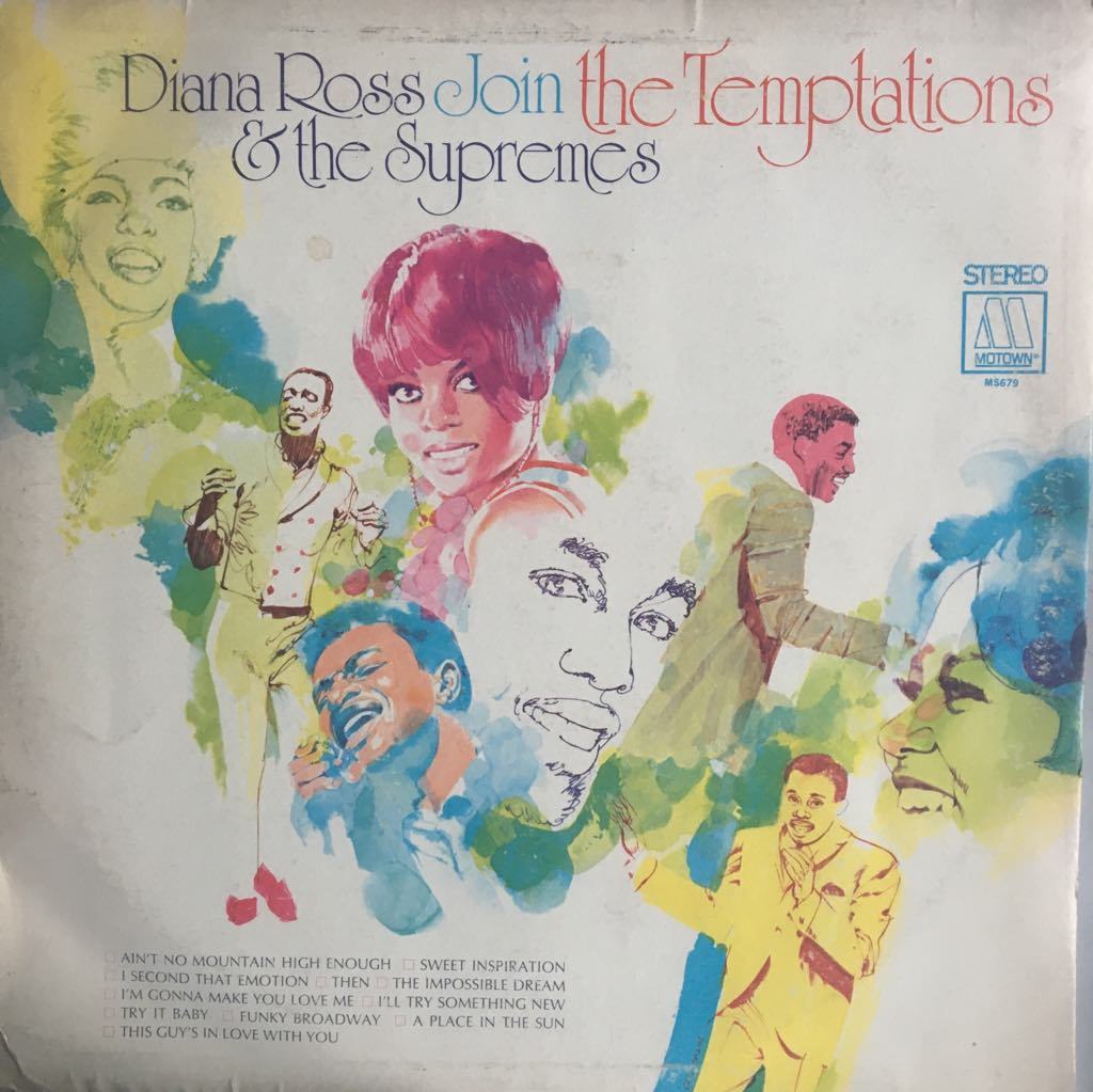 Diana Ross Join The Temptations and The Supremes  LP