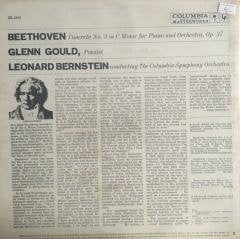 Beethoven Glenn Gould, Leonard Bernstein, Columbia Symphony Orchestra ‎ Piano Concerto No. 3 In C Minor LP