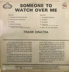 Frank Sinatra - Someone To Watch Over Me LP