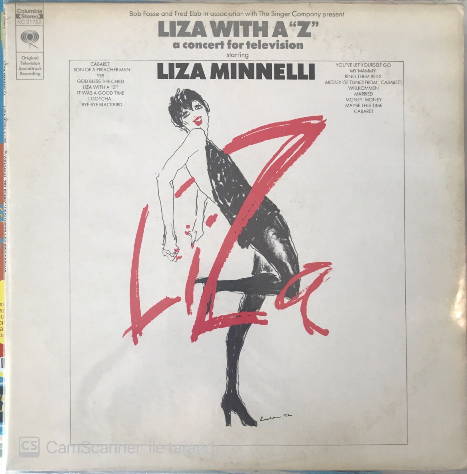 Liza With A ''Z'' A Concert For Television Starring Liza Minnelli LP