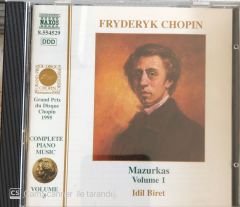 Fryderyk Chopin Mazurkas Volume 1 İdil Biret Volume 3 CD