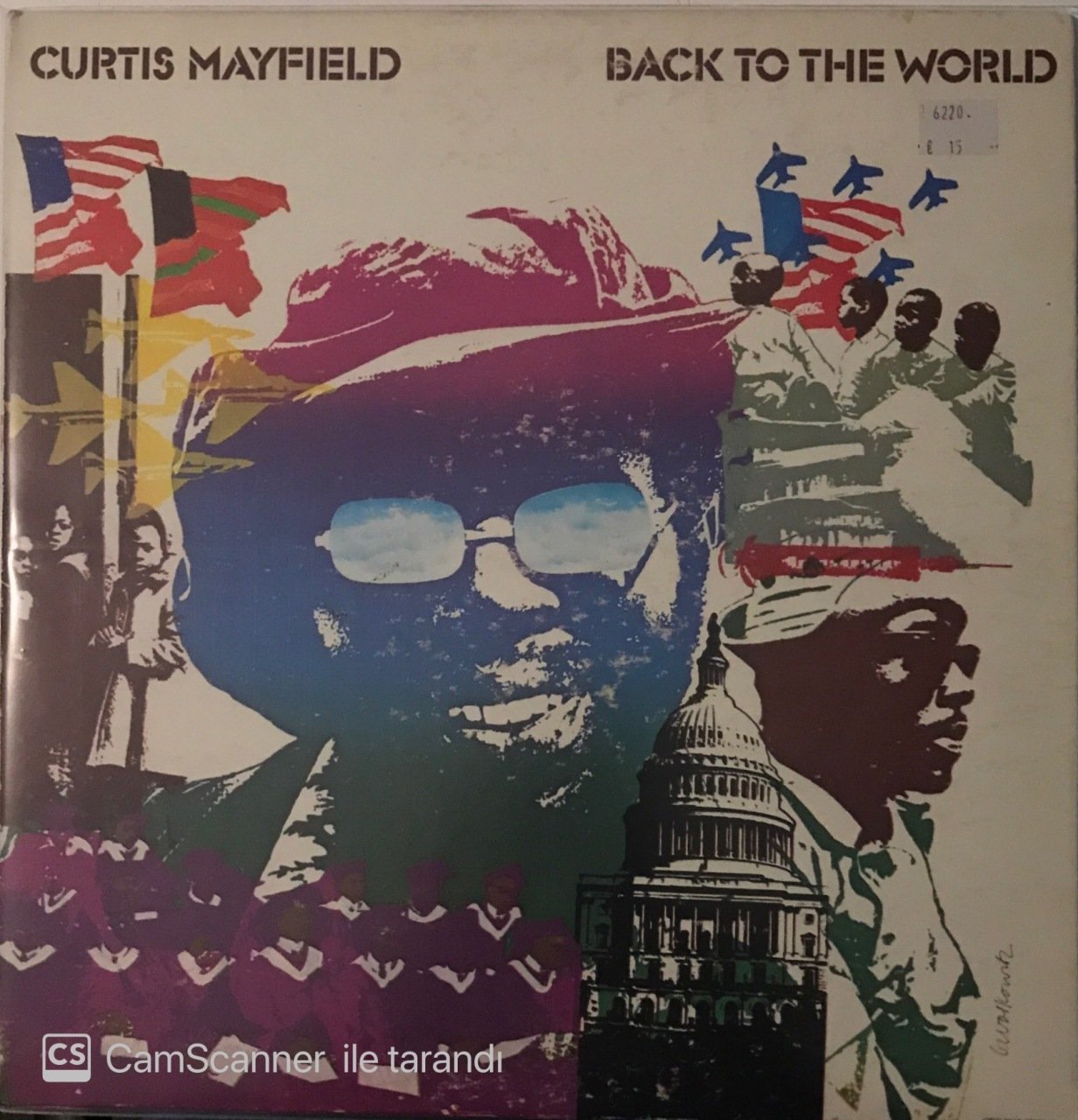 Curtis Mayfield Back To The World LP