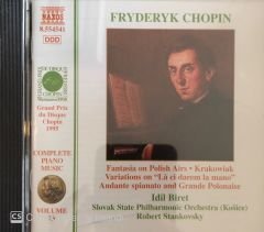 Fryderyk Chopin Idil Biret Slovak State Philharmonic Orc. (Kosice) Robert Stankovsky Volume 15 CD