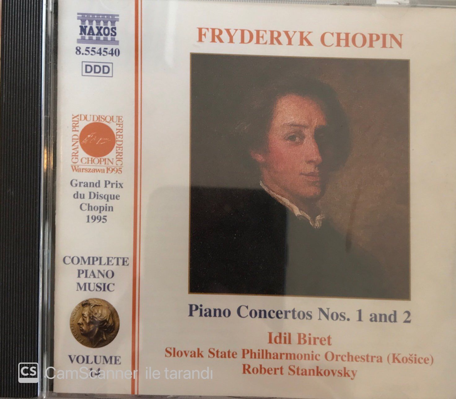 Fryderyk Chopin Piano Concertos Nos. 1 And 2 Idil Biret Volume 14 CD