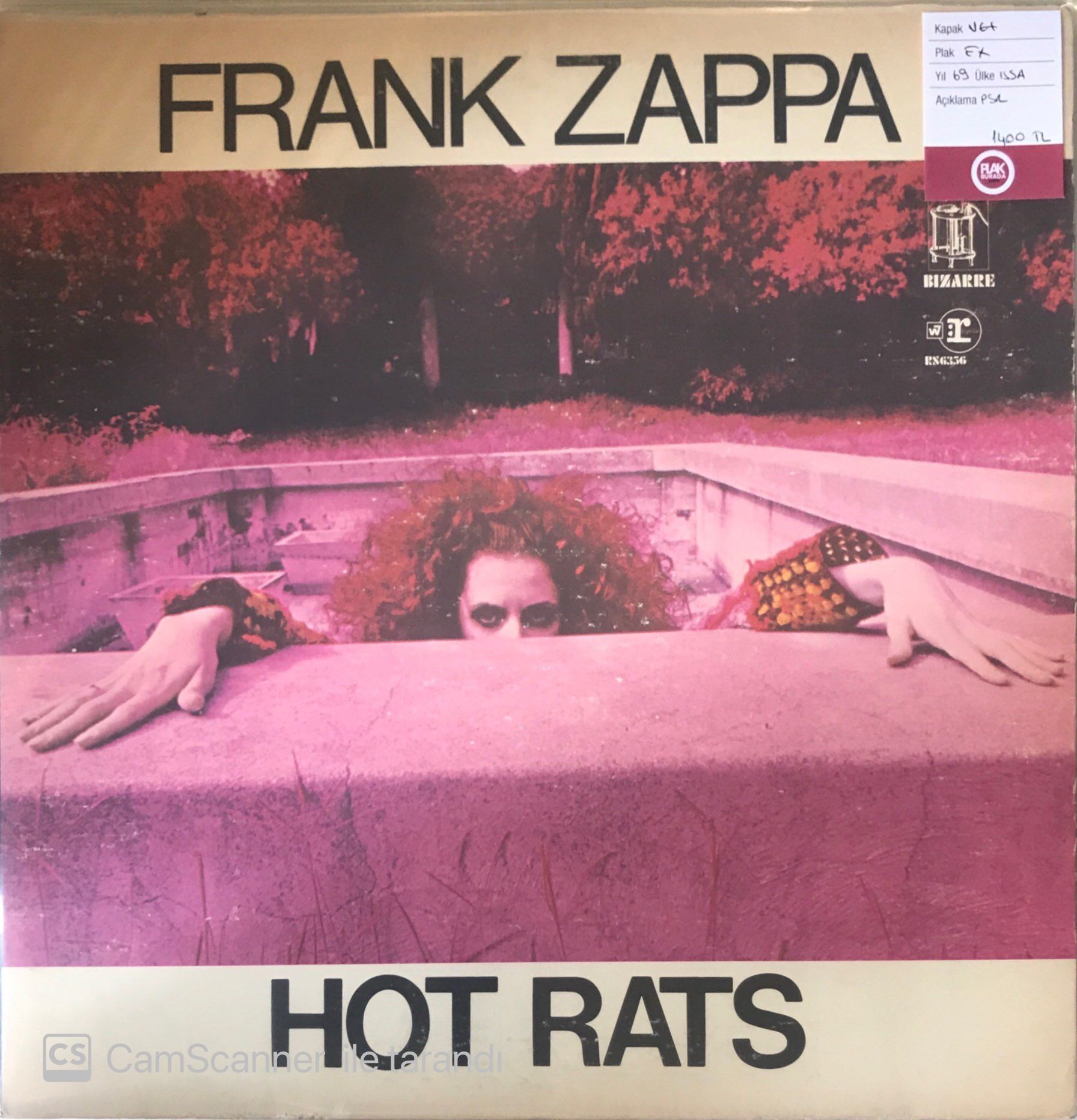 Frank Zappa - Hot Rats LP