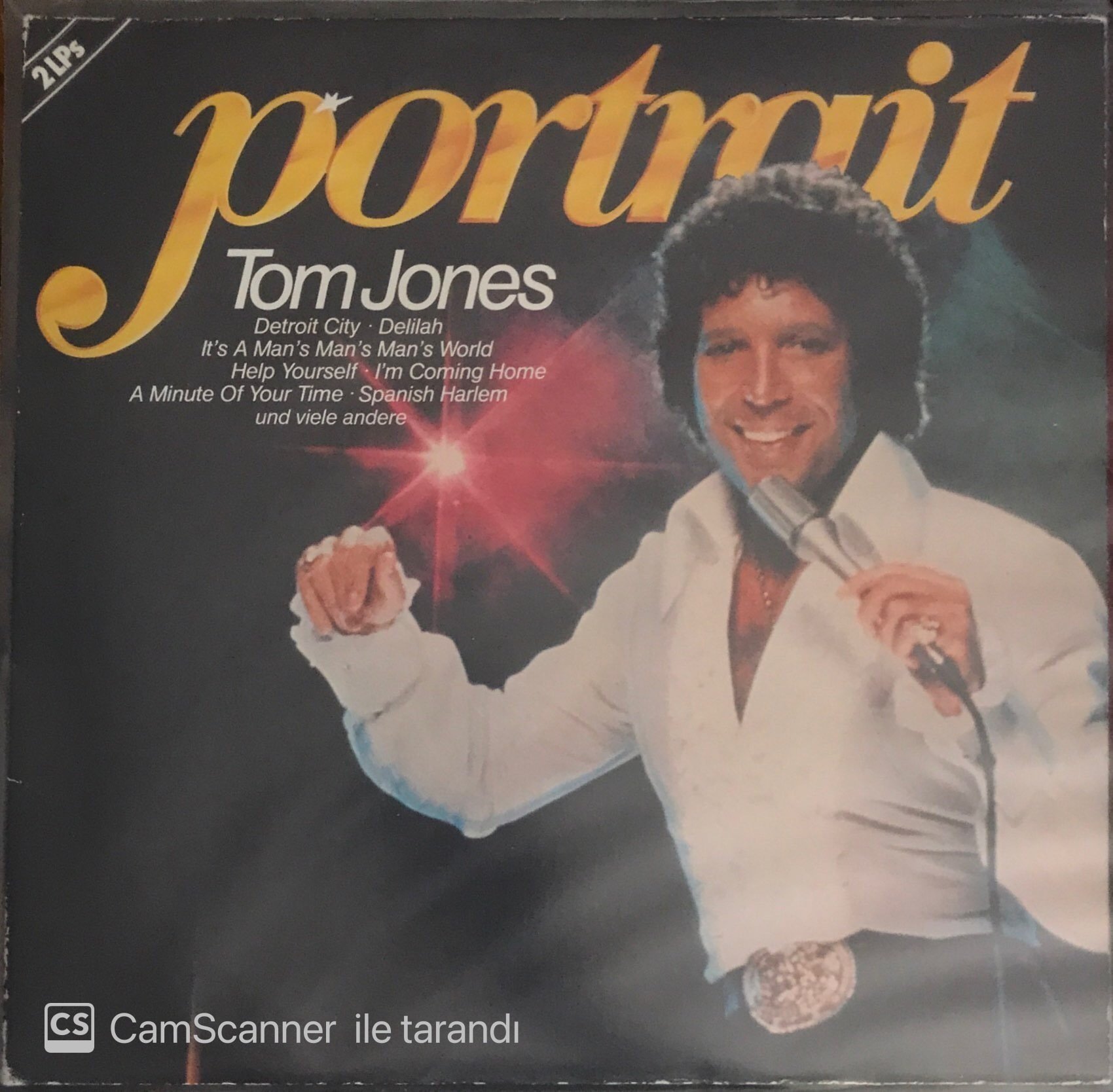 Tom Jones Portrait Double LP