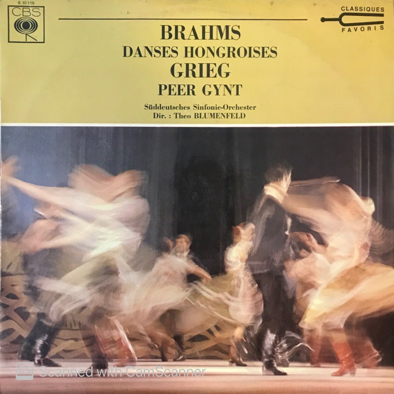 Brahms Danses Hongroises Grieg - Peer Gynt LP