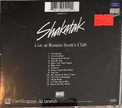 Shakatak Live At Ronnie Scott's Club CD