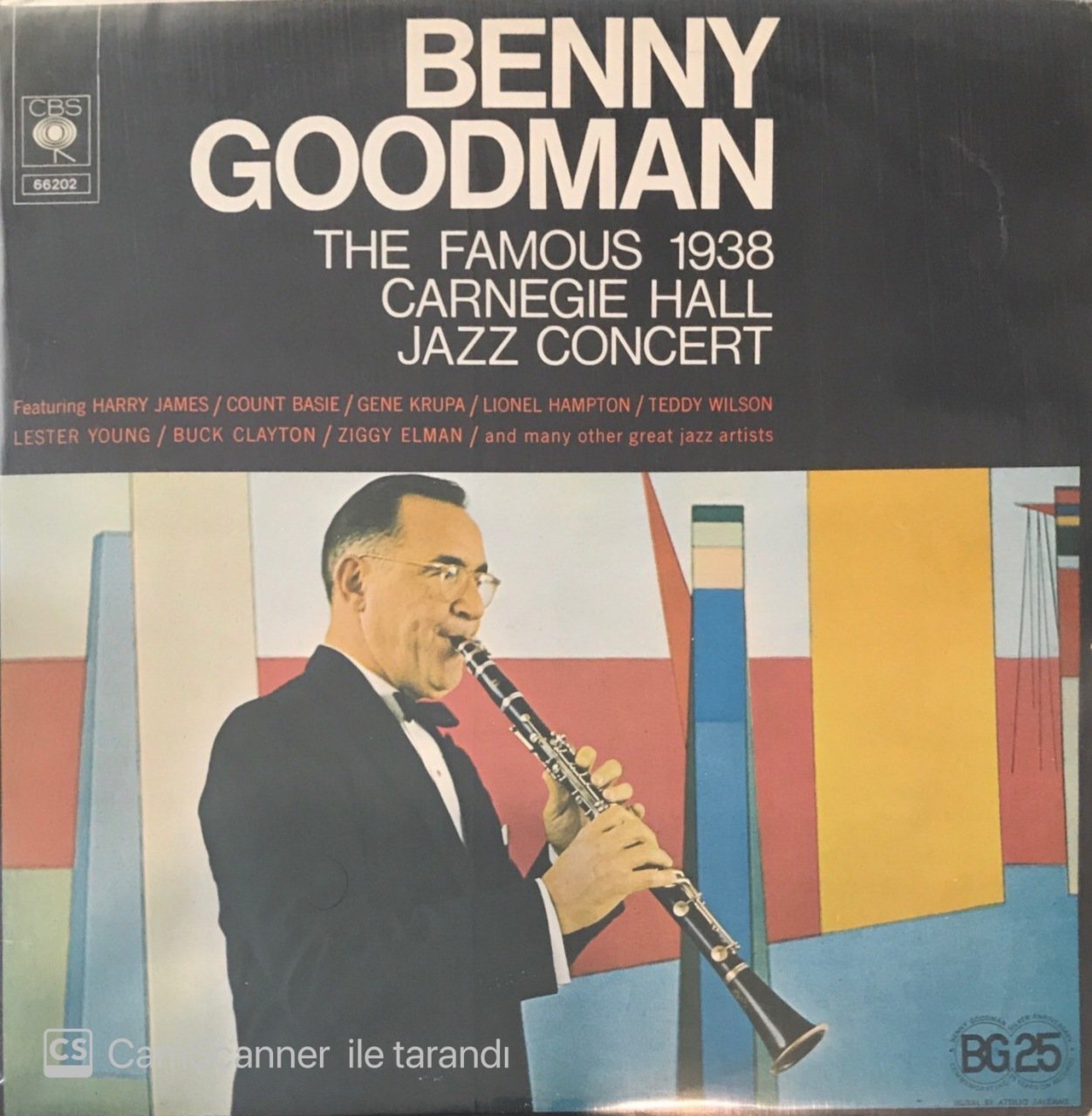 Benny Goodman The Famous 1938 Carnegie Hall Jazz Concert Double LP