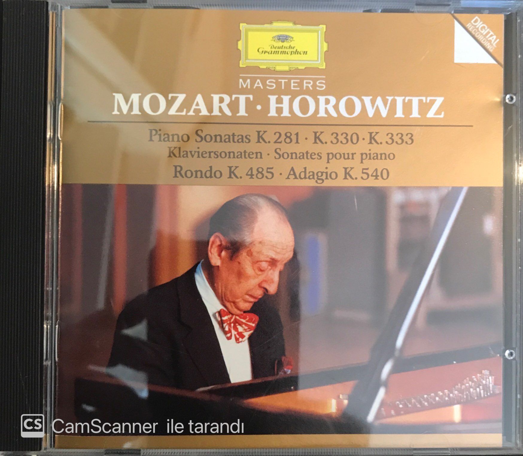 Mozart . Horowitz - Klaviersonaten KV 281.330.333 - CD