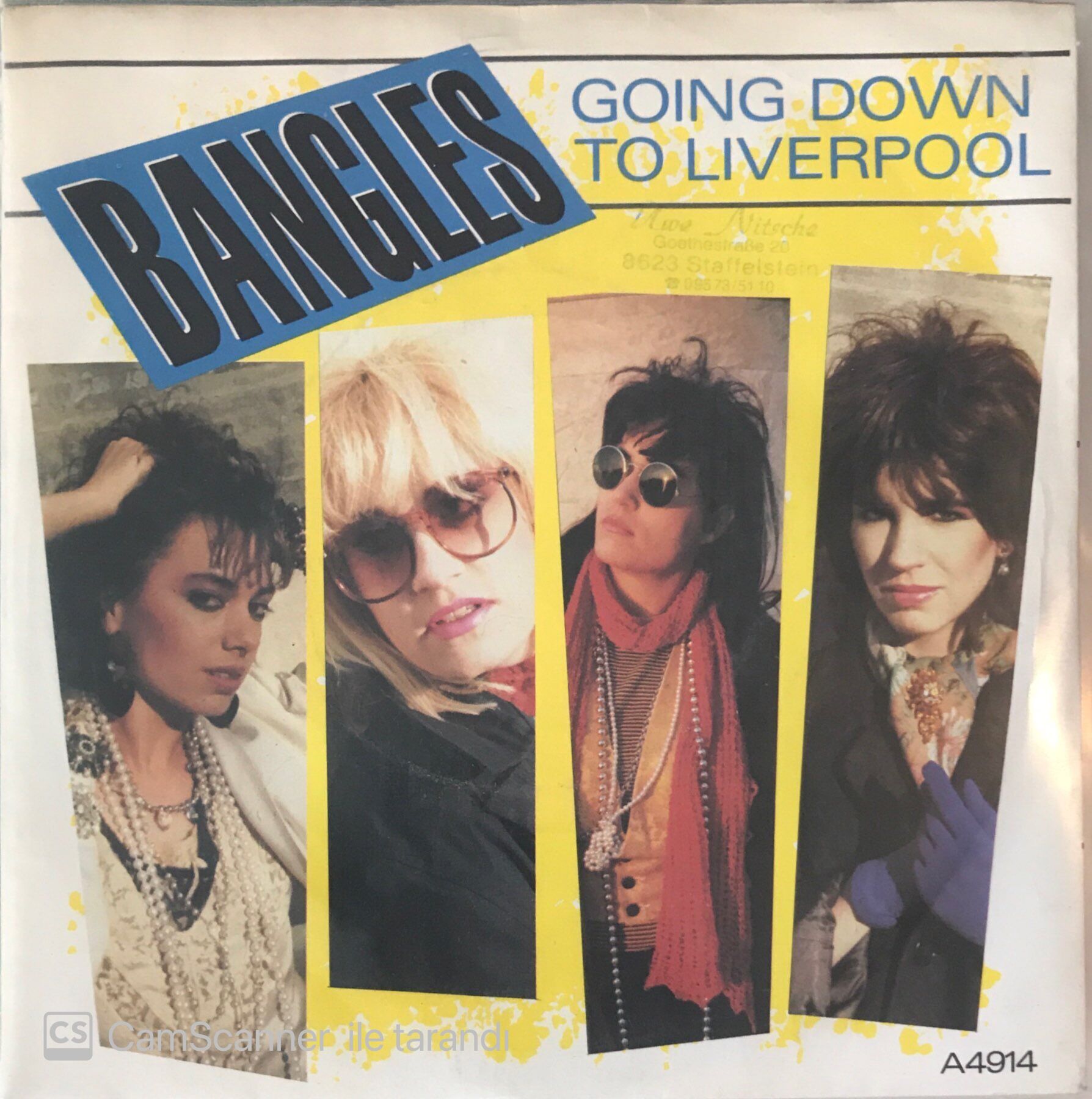 Bangles - Going Down To Liverpool 45lik