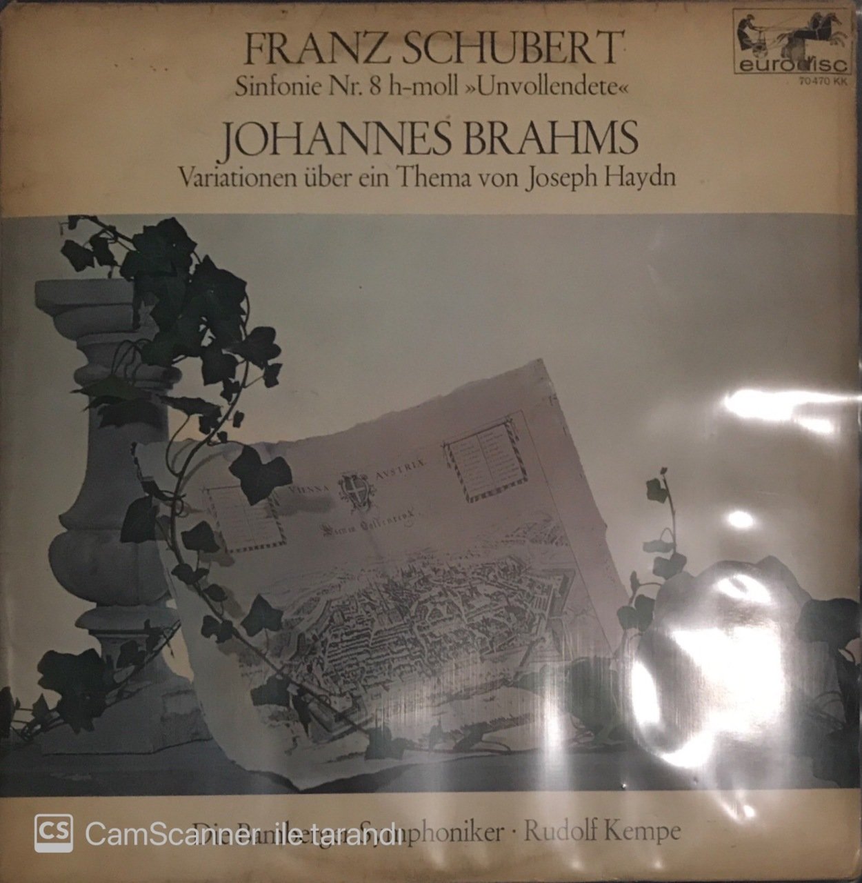 Franz Schubert Sinfonie Nr.8 Johannes Brahms LP