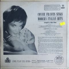 Connie Francis Sings Modern Italian Hits LP