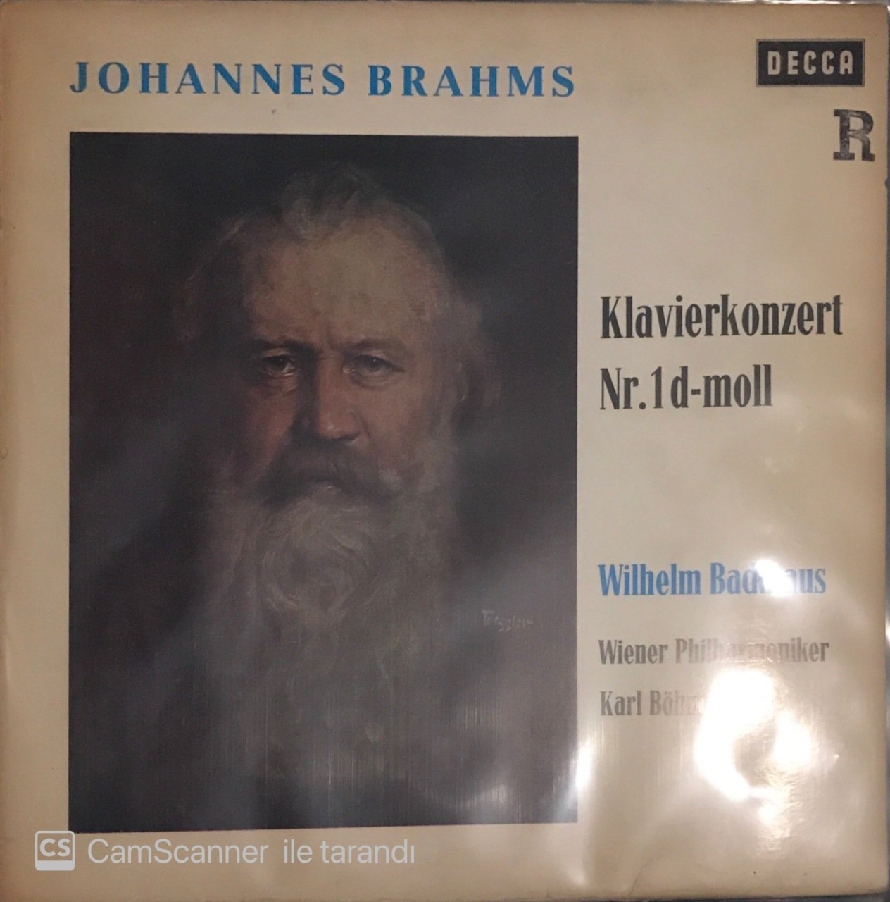 Johannes Brahms Klavierkonzert Nr.1 D-Moll Op.15 LP