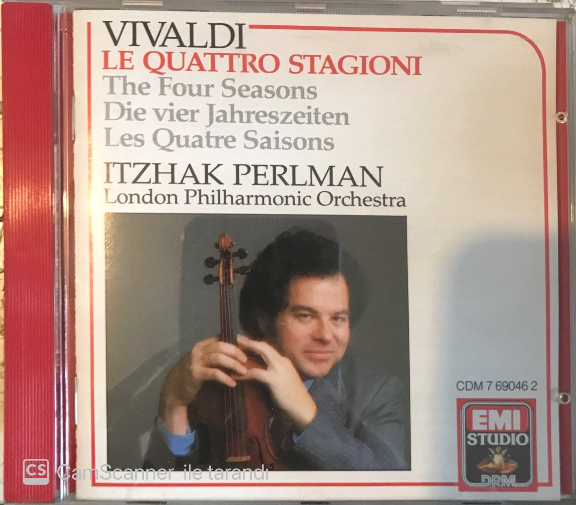 Vivaldi - Le Quattro Stagıoni The Four Seasons London Philharmobic Orchestra CD