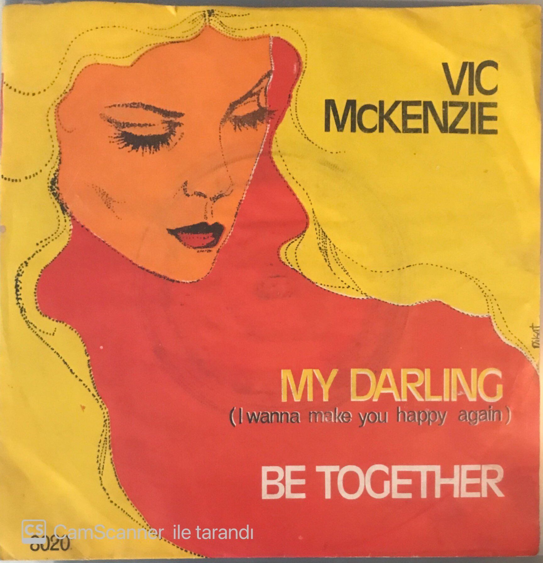 Vic McKenzie My Darling 45lik