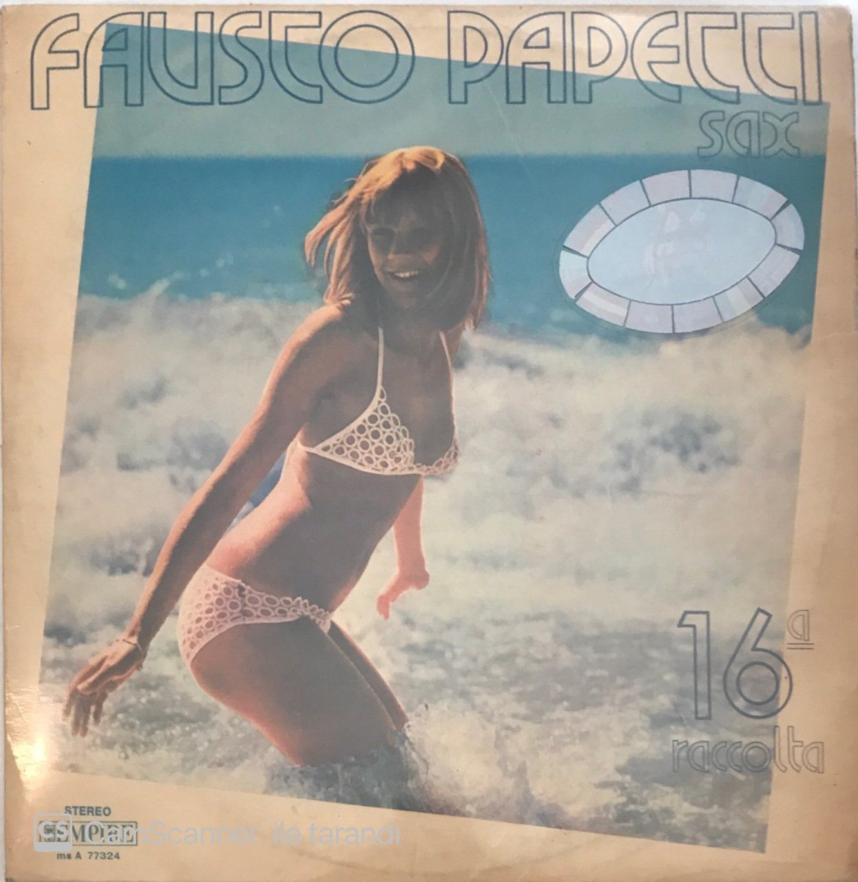 Fausto Papetti Sax 16a Raccolta LP