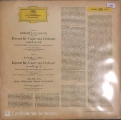 Robert Schumann Konzert Für Klavier Und Orchester A-Moll Op.54 Edvard Grieg LP