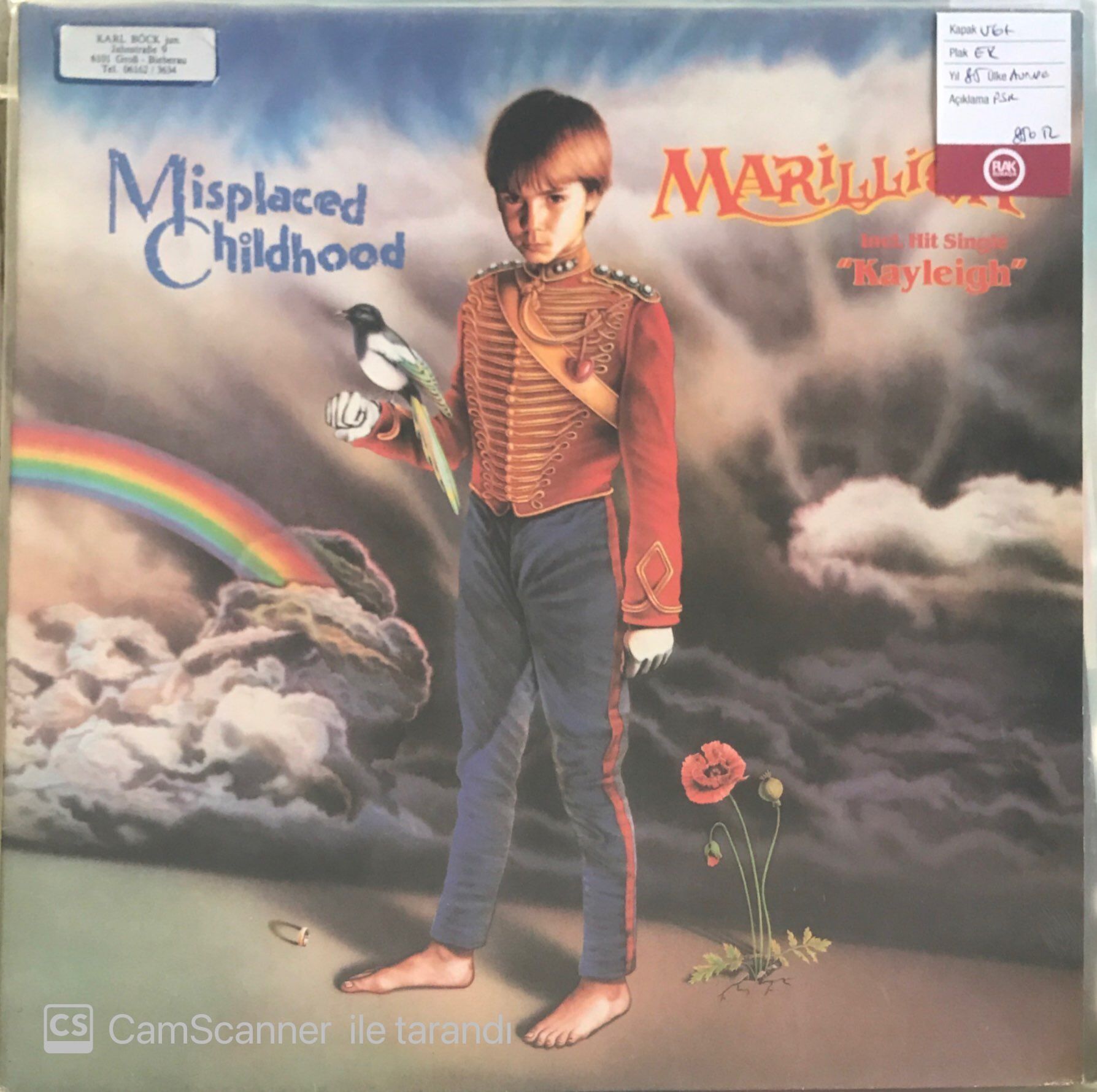 Marillion - Misplaced Childhood LP