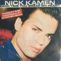 Nick Kamen Each Time You Break My Heart 45lik