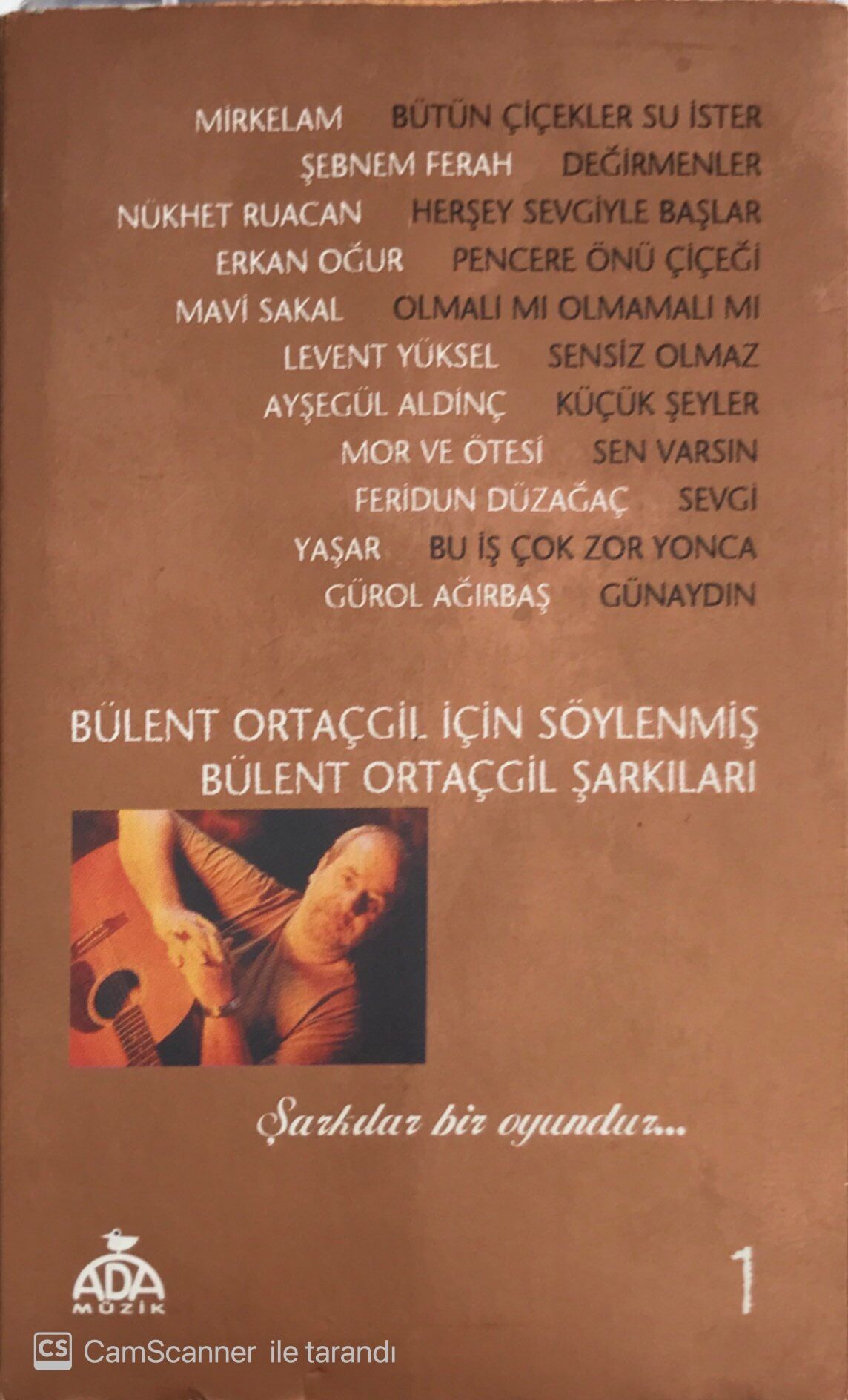 Bülent Ortaçgil İçin Söylenmiş Şarkılar 1-2 KASET