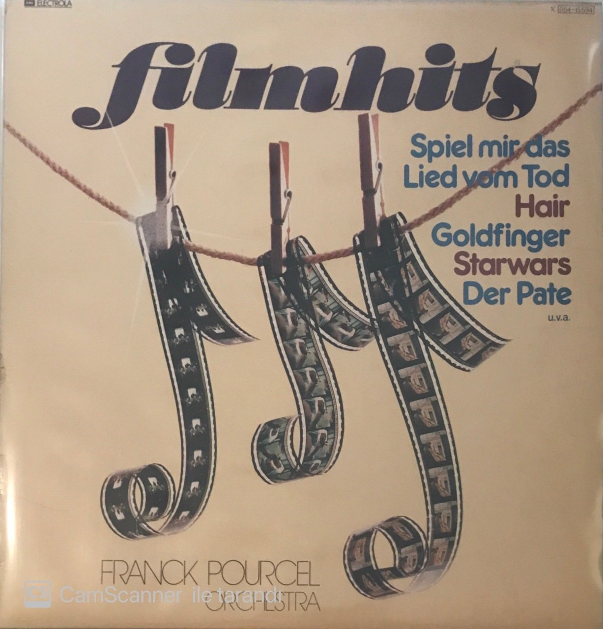 Franck Pourcel Orchestra Film Hits LP