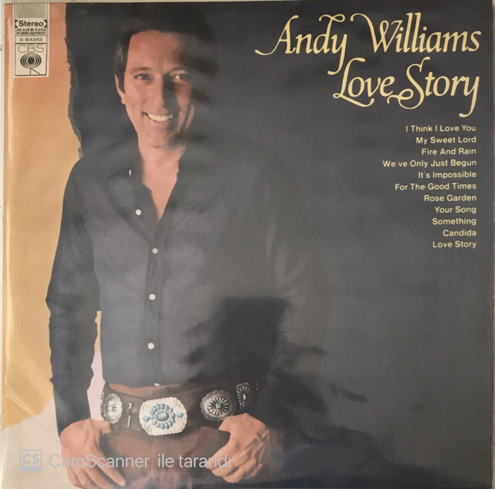 Andy Williams Love Story LP