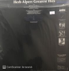 Herb Alpert Greatest Hits Japon Baskı LP