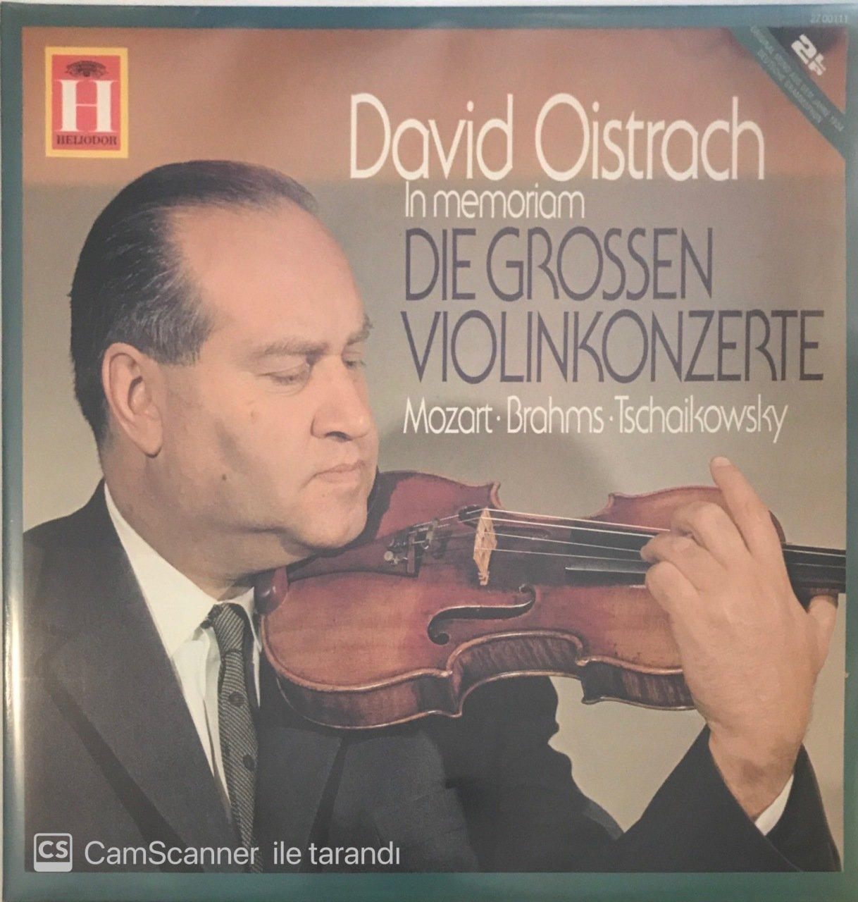 David Oistrach In Memoriam Die Grossen Violinkonzerte Double LP