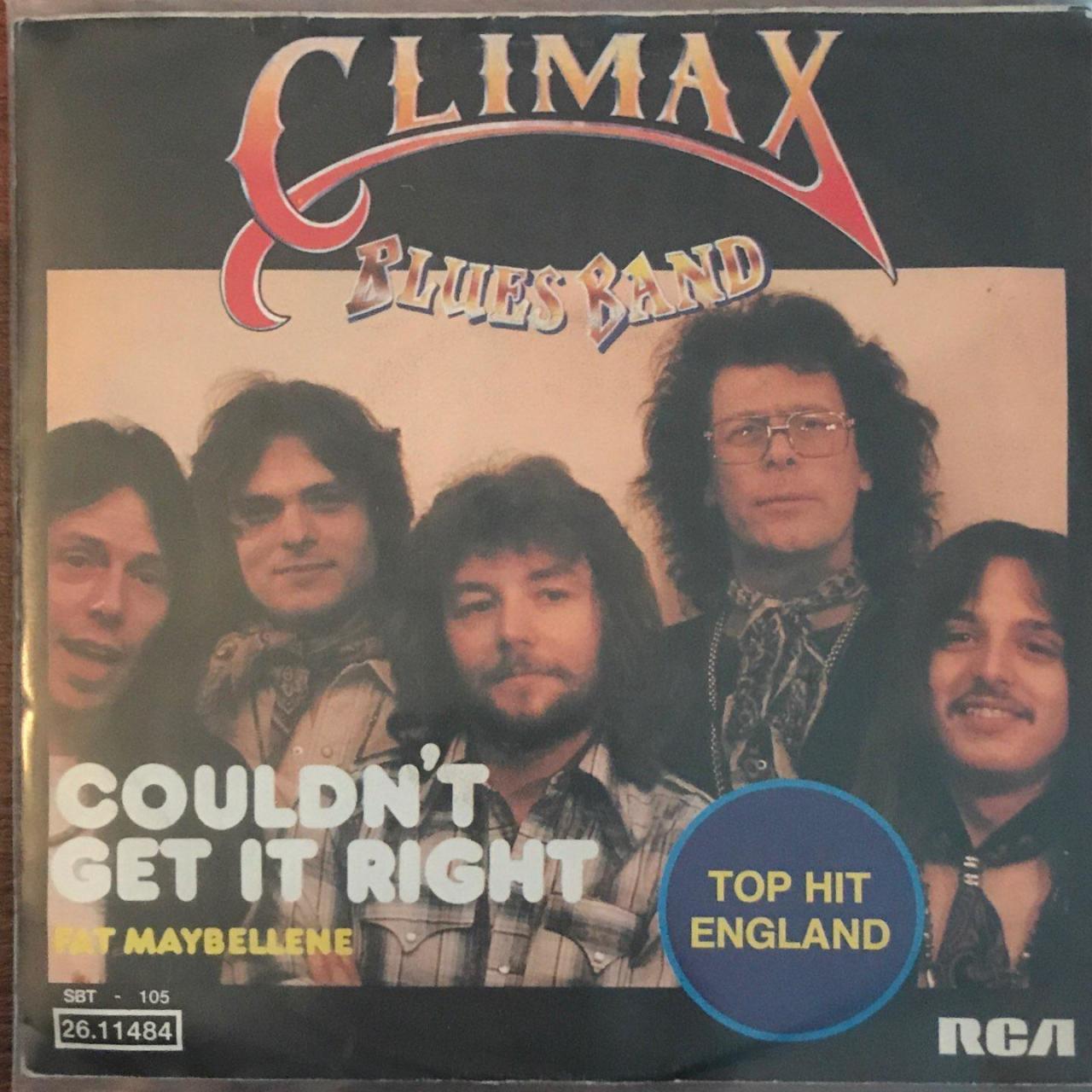 Climax Blues Band Couldn't Get It Right 45lik