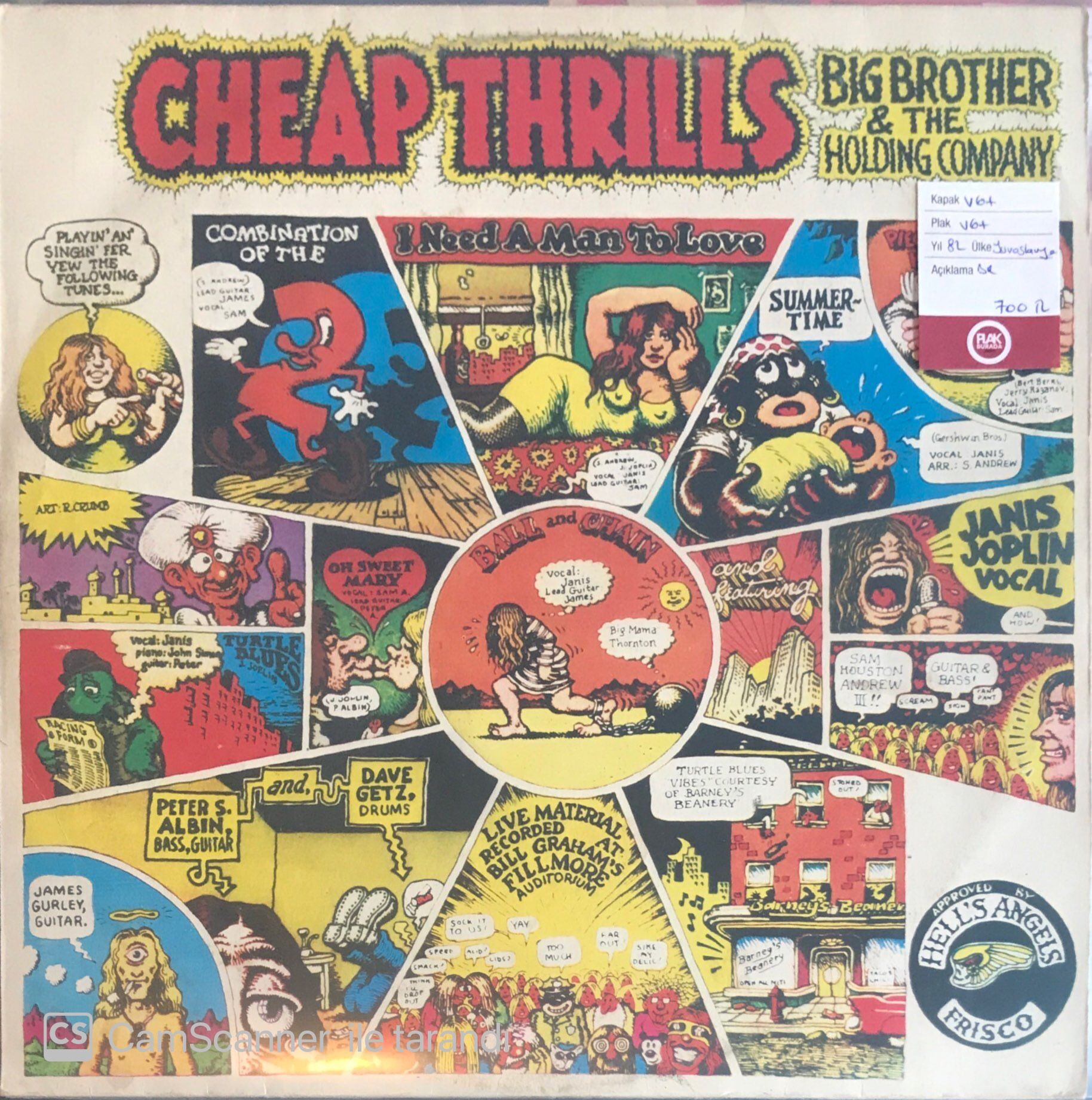 Big Brother & The Holding Company – Cheap Thrills LP