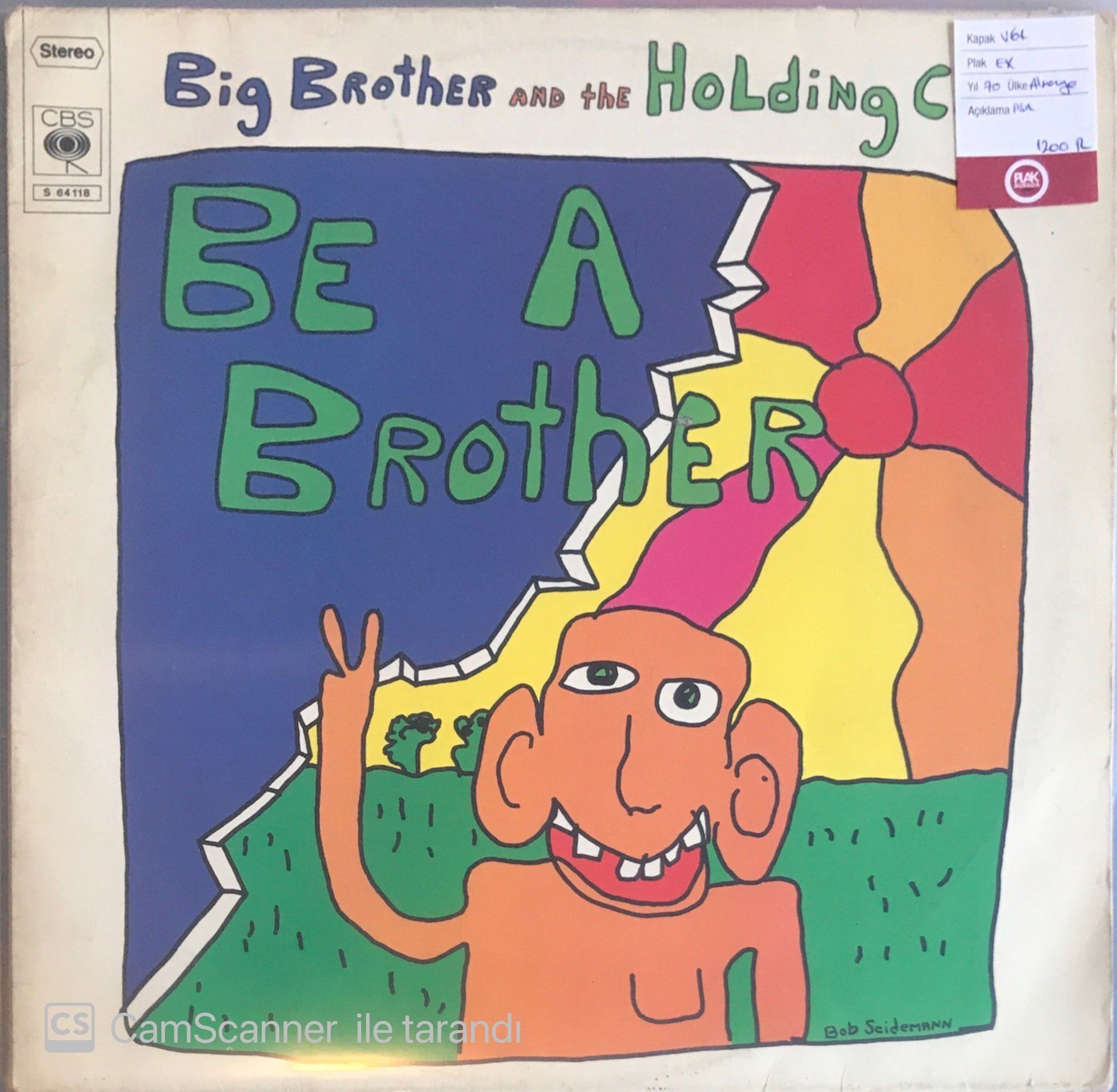 Big Brother & The Holding Company – Be A Brother LP