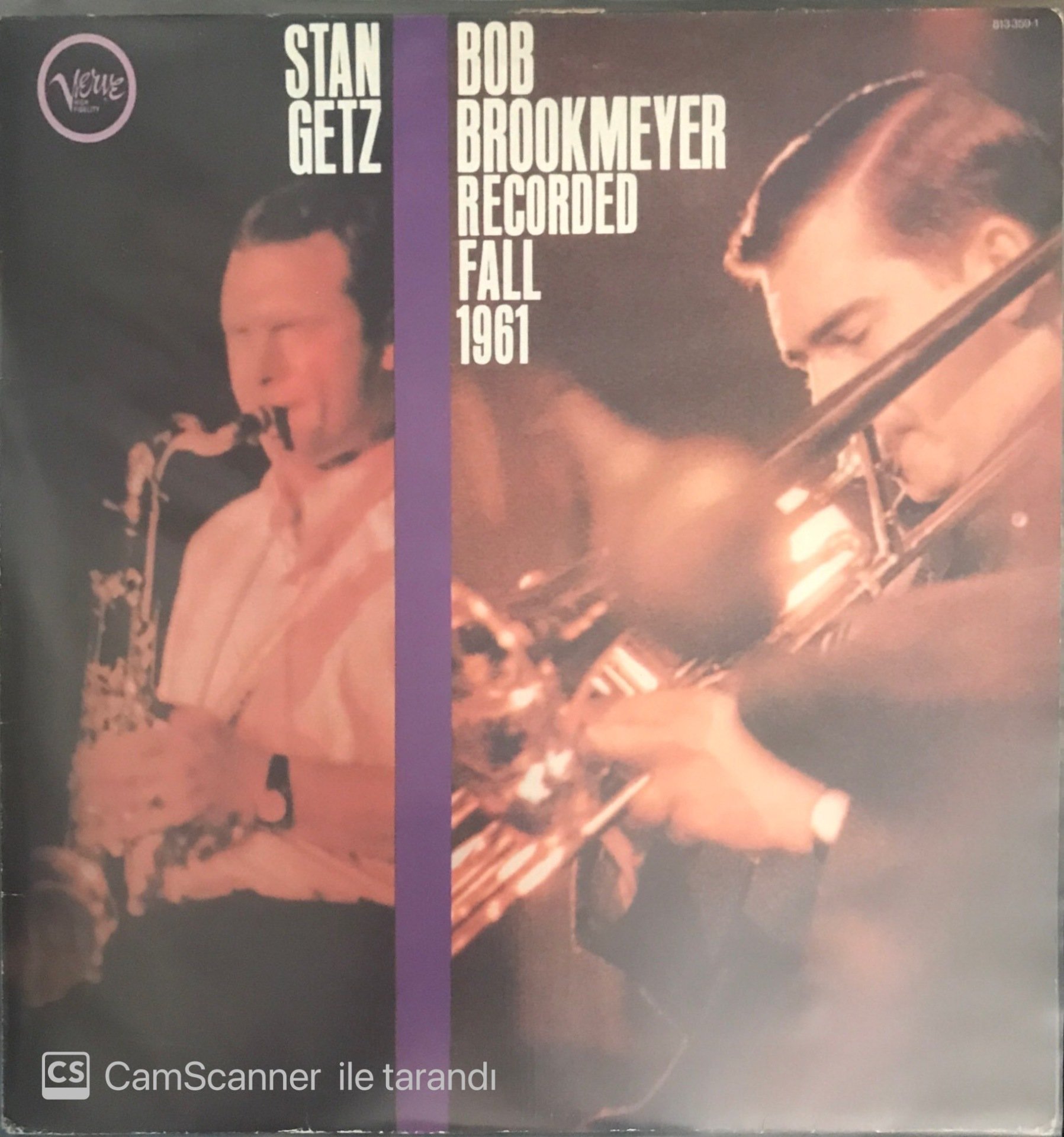 Stan Getz Bob Brookmeyer Recorded Fall 1961 LP