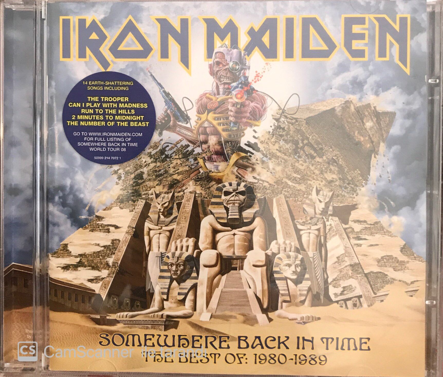 Iron Maiden - Somewhere Back In Time CD