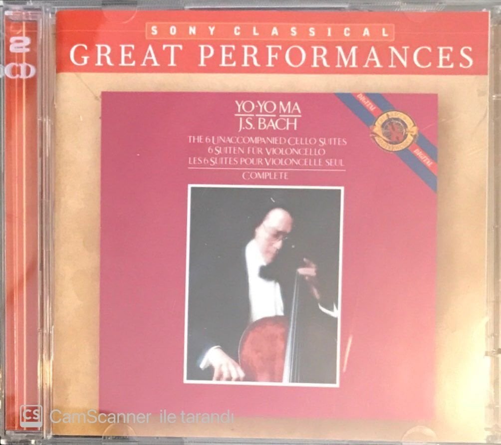 Yo-Yo Ma - Bach Cello Suites  2 X CD