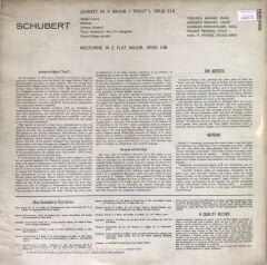 Schubert Trout Quıntet In A Major Op. 114 & Nocturne In E Flat Major Op. 148 LP