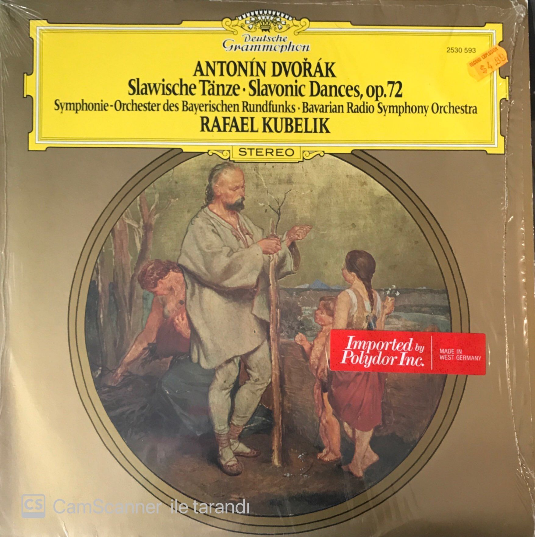 Antonin Dvorak Slawische Tanze Slavonic Dances Op. 72 LP