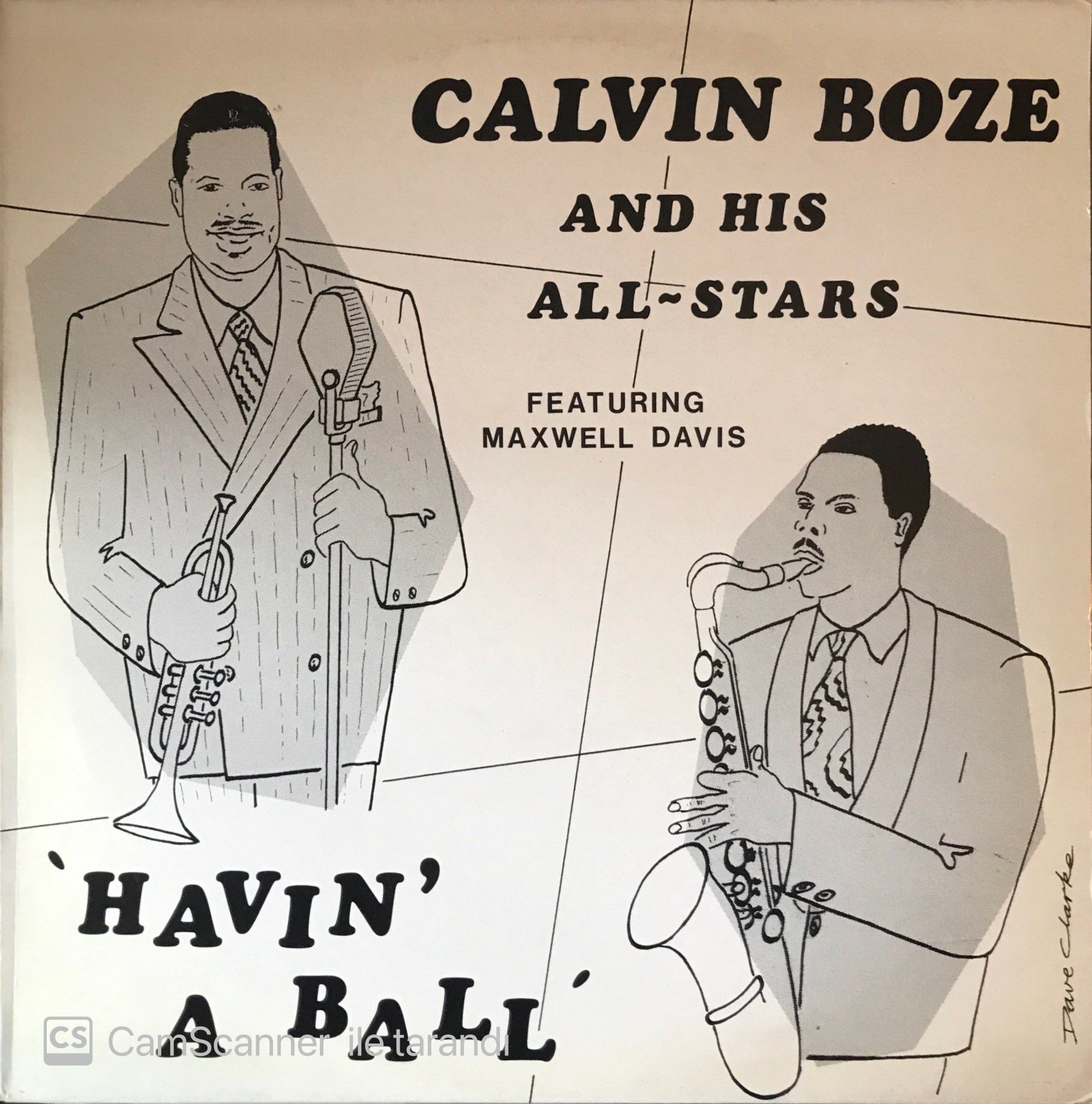 Calvin Boze And His All Stars - Havin' A Ball LP