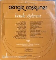 Cengiz Coşkuner Bende Söylerim LP (Renkli Plak)